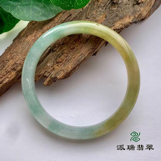 派瑞翡翠 翡翠手镯 糯种 黄翡 商品图1