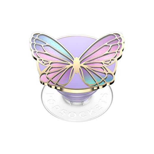 补货架到【梦境花园】梦蝶 POPGRIP泡泡骚手机粘贴式气囊支架 Popout异形系列 紫色 动物 商品图0