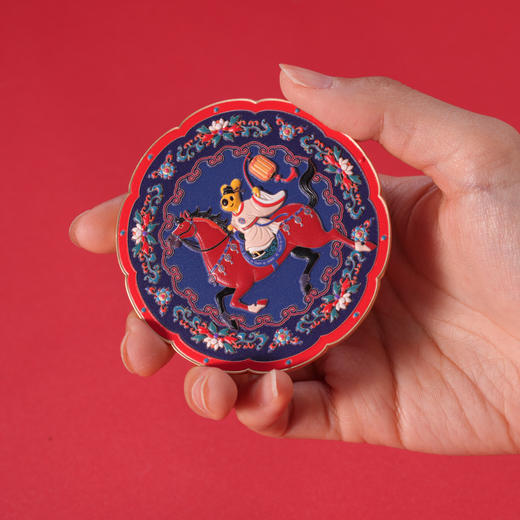 马年团团浮雕随身镜 商品图7