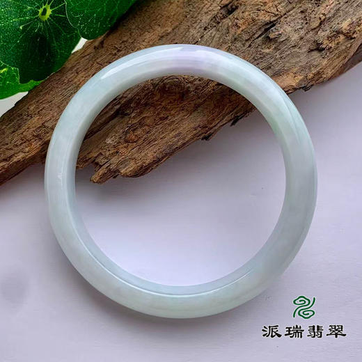 派瑞翡翠 翡翠手镯 糯种 浅紫 商品图1