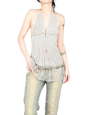 Rui Built | 手钩贝壳装饰连衣裙