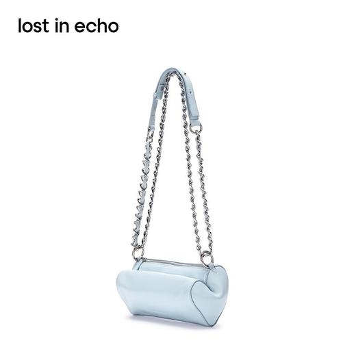 [福利价]lost in echo设计师品牌斜挎包单肩链条皮带装饰圆筒爱心包流浪包 商品图0