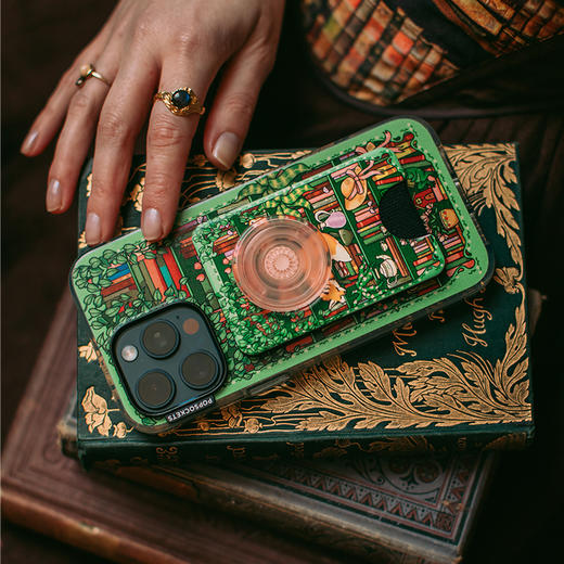 【梦境花园】绿色的梦 WALLET卡包 Wallet of Magsafe磁吸卡包系列 绿色 商品图1