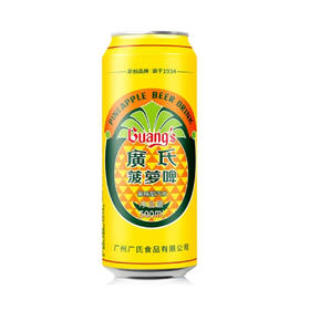广氏 菠萝啤果味型汽水 500ml/罐