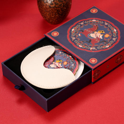马年团团浮雕随身镜 商品图6