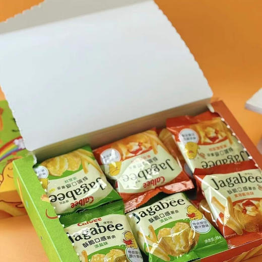 Calbee牌Jagabee薯条派对分享装180g/152970 薯条盐味/黄油酱油味薯条 商品图2