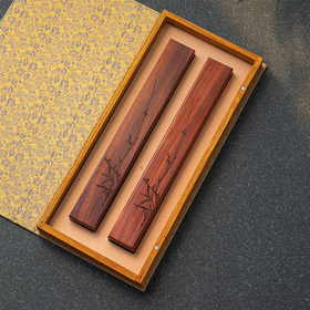 非洲酸枝木阴刻对镇