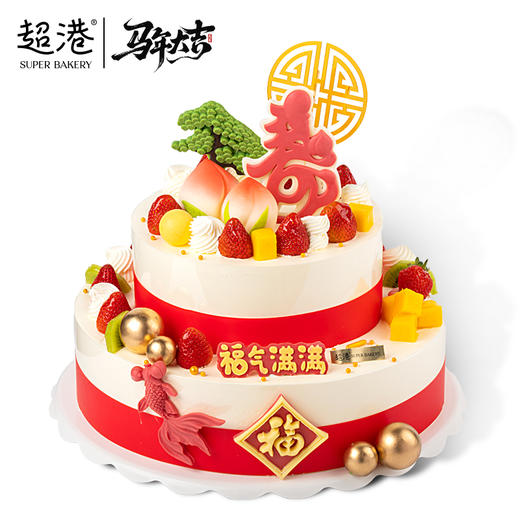 福寿延年 生日蛋糕 商品图0