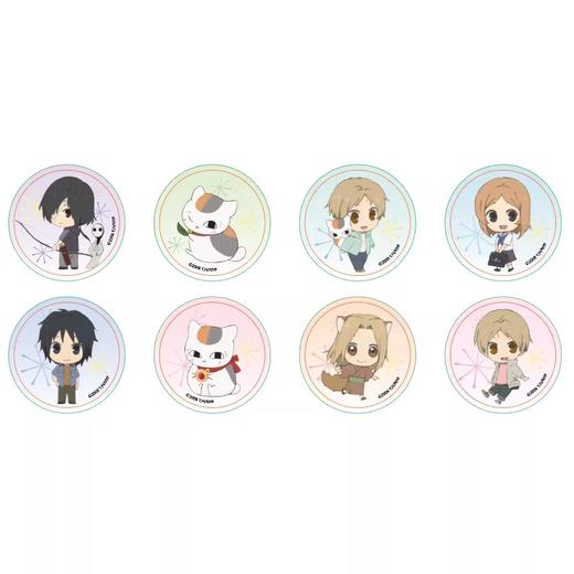 麦乐微美 夏目友人帐 打上花火 58mm徽章 吧唧 8包/盒 国谷 商品图0