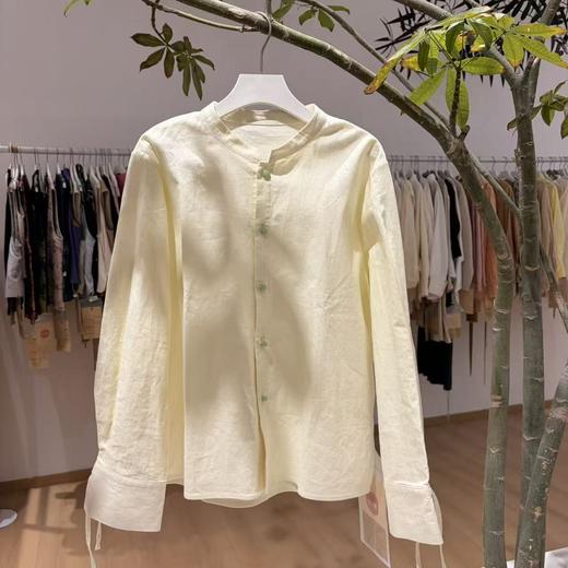 【抖音专属】新中式衬衣(24810120Y-半见) 商品图0