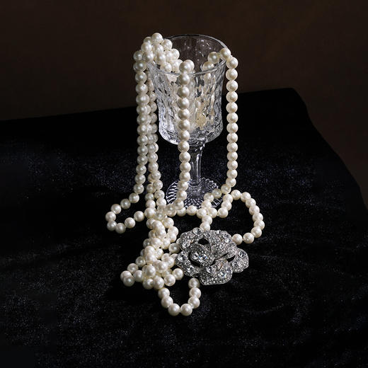 北京仓｜KJL-The Tiffany-奥黛丽·赫本·双子星 珍珠项链［美国设计师］ 商品图4