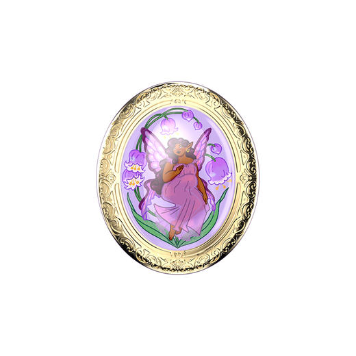 【梦境花园】铃兰精灵 POPGRIP泡泡骚手机粘贴式气囊支架 Popout异形系列 紫色 商品图2