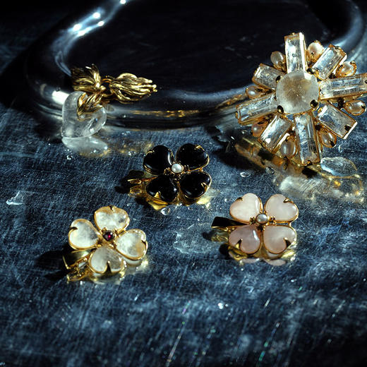 北京仓｜Goossens Paris-Trefle-天然粉色石英 珍珠 戒指［法国设计师］ 商品图9