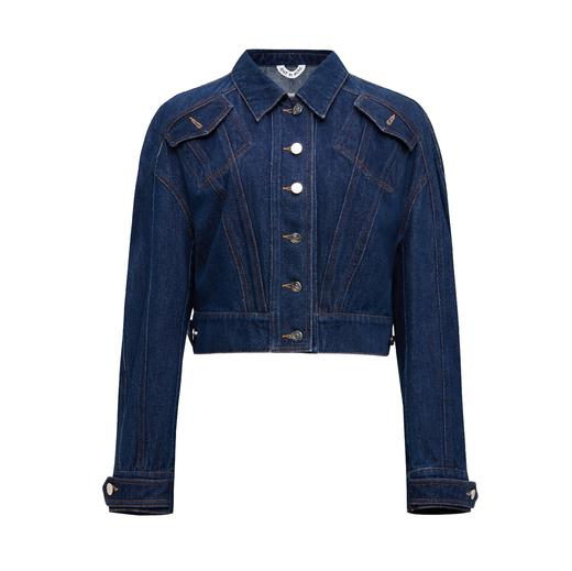 [福利价]lost in echo2024秋季新款休闲宽松落肩牛仔外套阔腿裤裤子套装女 商品图0