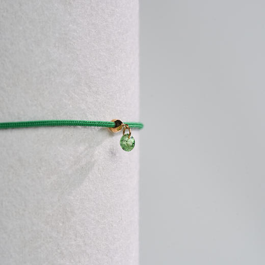 北京仓｜La Brune et La Blonde-BB-0.13克拉沙佛莱石 18K黄金 手链［法国设计师］ 商品图1