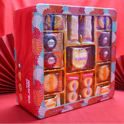 金斯泊花之礼综合饼干礼盒800g 商品图1