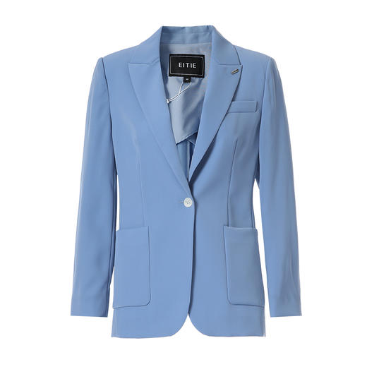 EITIE爱特爱休闲简约通勤干练一粒扣西装外套女春季新款8103810 商品图5
