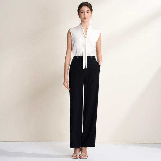 EITIE爱特爱气质修身微喇显瘦通勤西装裤春季新款8105813 商品图2