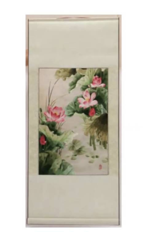 竖版单面湘绣卷轴60*40（图案随机） 商品图1