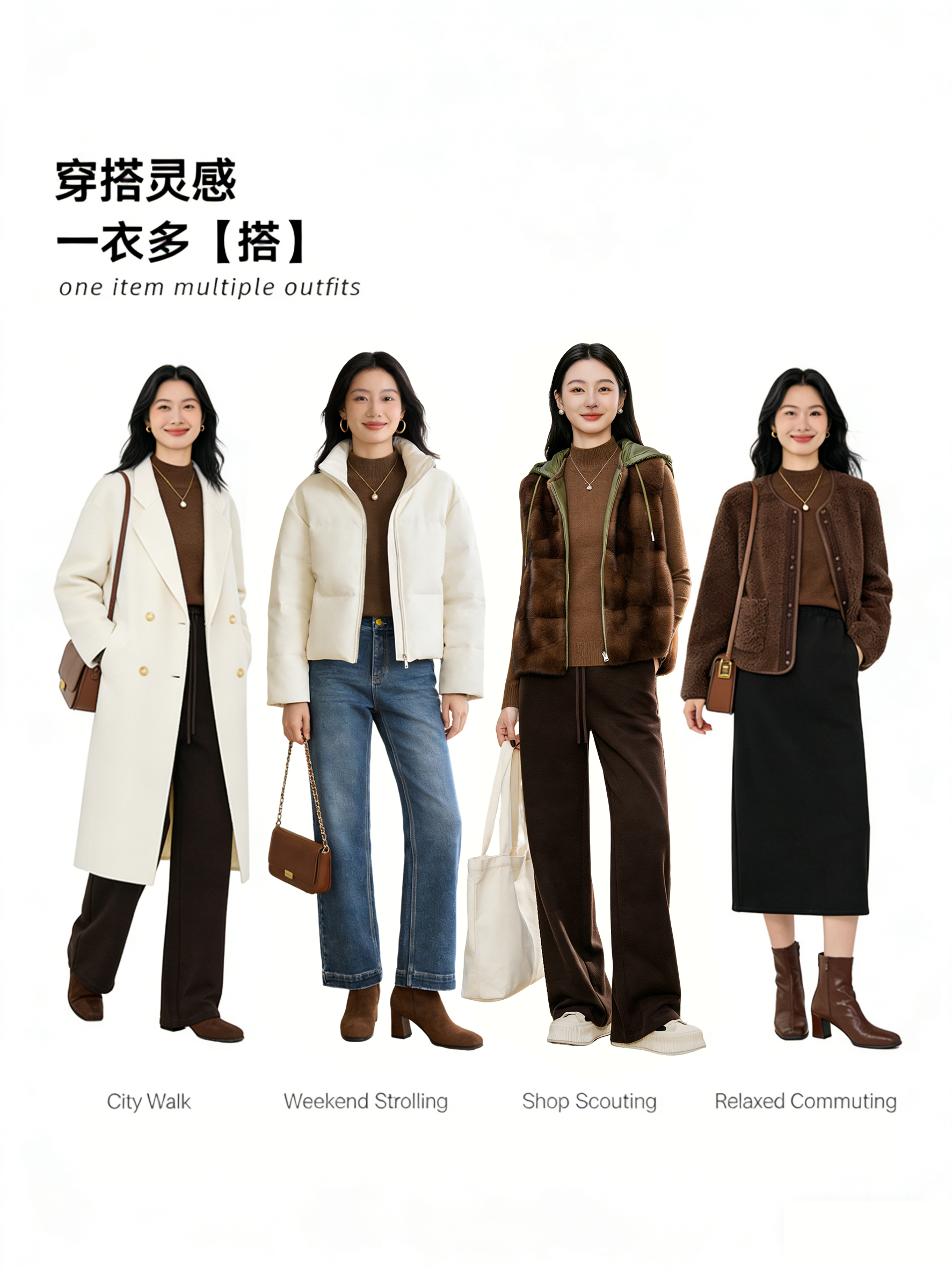 【彩虹毛衫2.0】 臣禾半高领针织衫JZ243090175