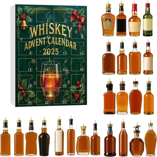 24瓶独特威士忌迷你酒瓶复制 精致逼真 装饰小挂件 商品图0