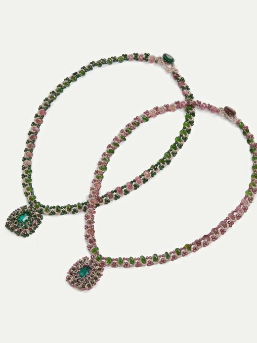 订购8周到｜Lorina Balteanu-DELPHINE-绿柱石 吊坠 项链［法国设计师］ 商品图5