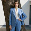 EITIE爱特爱休闲简约通勤干练一粒扣西装外套女春季新款8103810 商品缩略图3