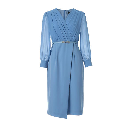 EITIE爱特爱气质优雅拼接修身显瘦连衣裙春新款8107816 商品图11