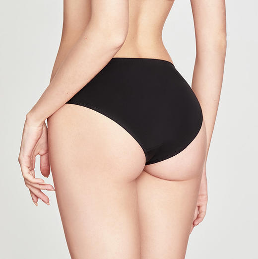 3条98元好奇蜜斯性感无痕内裤女红薄低腰提臀三角裤抗菌全棉裆夏-发财系列 商品图4