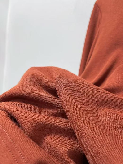 【超值特卖】超暖糯锈红小标修身高弹力打底衫-喜出 商品图3
