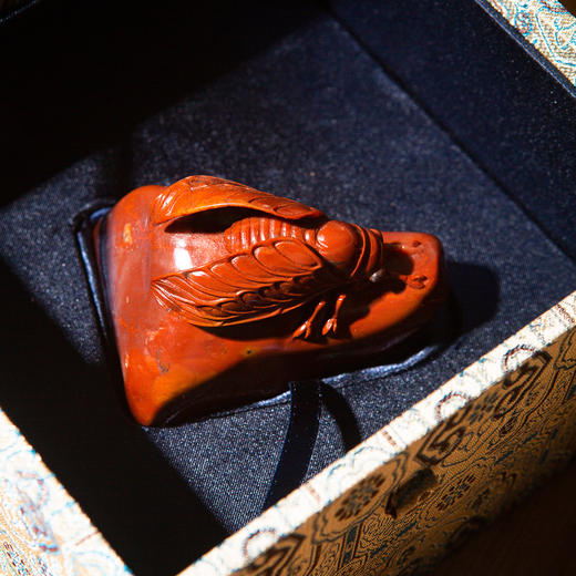 寿山石老料雕“蝉”摆件/镇纸 商品图3