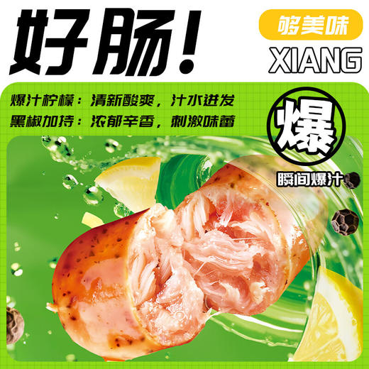 林道斯哈尔香黑椒柠檬猪肉肠258g 商品图2