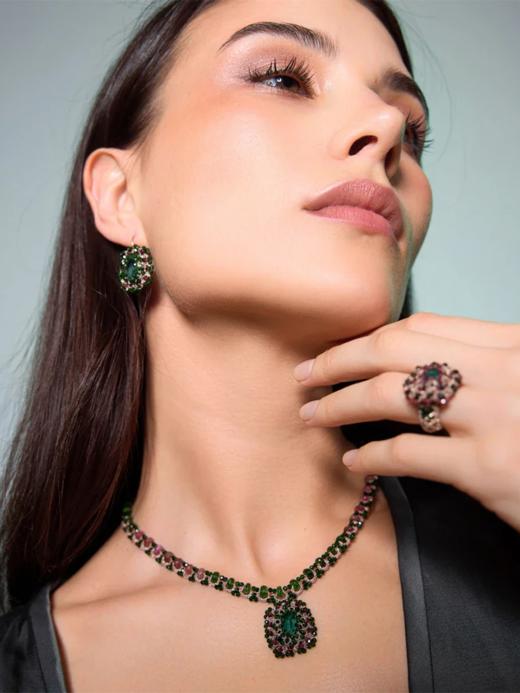 订购8周到｜Lorina Balteanu-DELPHINE-绿柱石 吊坠 项链［法国设计师］ 商品图1