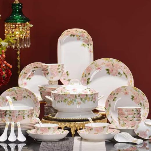 品物攸宜蔷薇花园12人42头餐具 商品图6