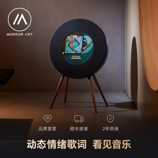 MorrorArt 唱片歌词音箱R1 网易云联名字幕无线蓝牙音响节日礼物 商品图4