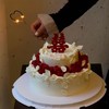 【真诚的爱】高级感双层结婚订婚纪念日蛋糕 商品缩略图0