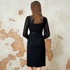 EITIE爱特爱气质优雅拼接修身显瘦连衣裙春新款8107816 商品缩略图9