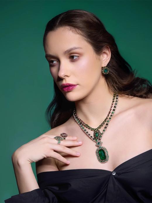 订购8周到｜Lorina Balteanu-DELPHINE-绿柱石 吊坠 项链［法国设计师］ 商品图3