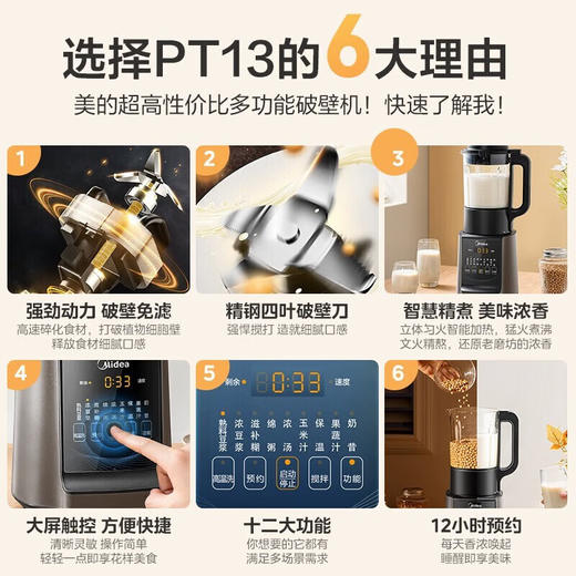 美的 破壁机 PT13【粤湾】 商品图1