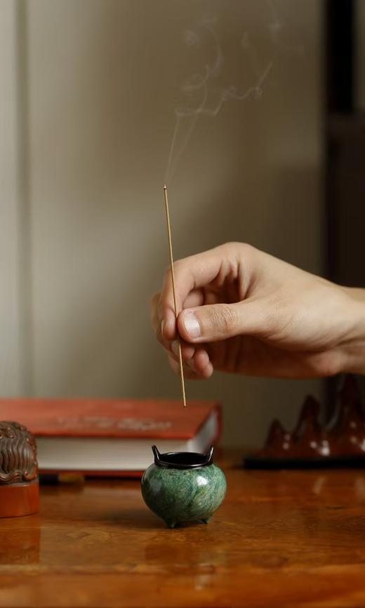 大漆双耳便携小香炉（香插） 商品图1