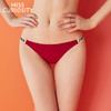 3条98元好奇蜜斯本命年三角红内裤女抗菌棉裆蕾丝性感薄无痕结婚-红运任选 商品缩略图0