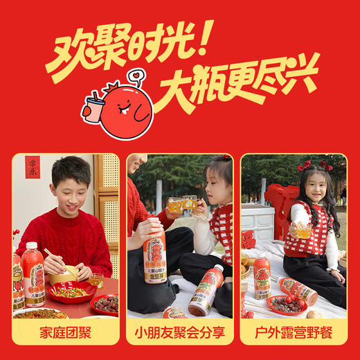 金豆芽儿童山楂汁1L 商品图2