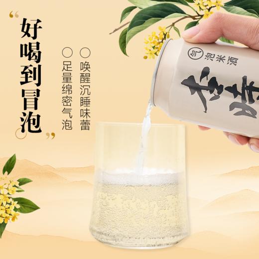 杏时气泡米酒劲爽甜酒酿汁原味/桂花味330ml罐米香型桂花米酒 商品图1