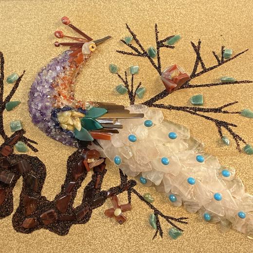 日本中古宝石画  X1333 商品图2