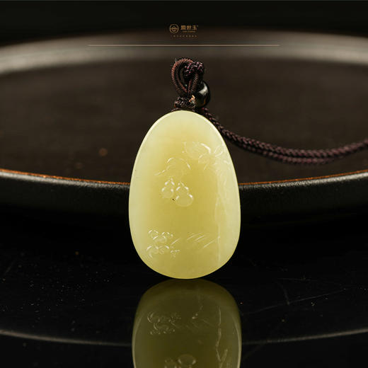 「年礼优选」【双福并蒂】黄玉牌（一口价特惠款） 商品图3