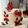 【家有喜事】新中式 裱花纪念日蛋糕 商品缩略图0