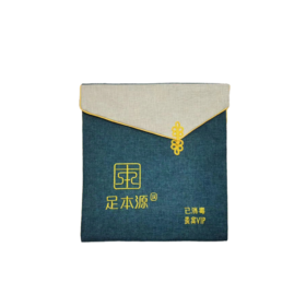 汗蒸服收纳袋子 浴衣浴服袋 棉麻桑拿袋 绣字定制新品 足浴足疗布袋