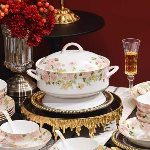 品物攸宜蔷薇花园12人42头餐具 商品图2