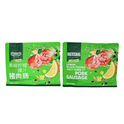 林道斯哈尔香黑椒柠檬猪肉肠258g 商品图4