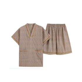 涤棉桑拿服  套头款 男士桑拿服 一次性桑拿服 男士套头款